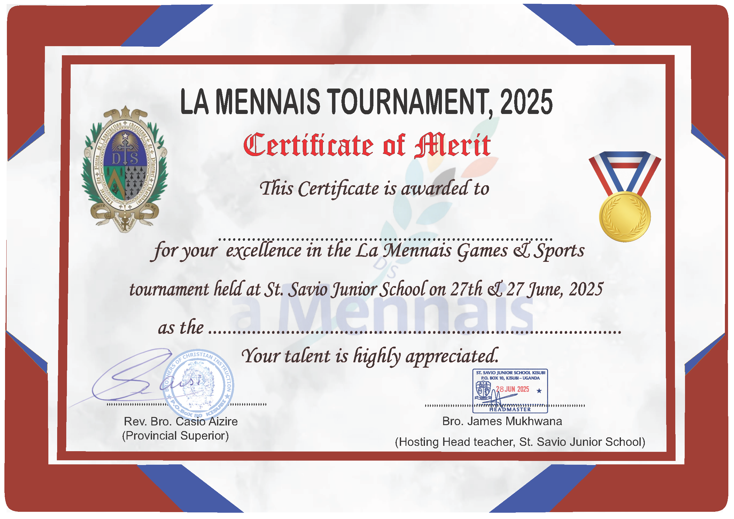 Certificate 1